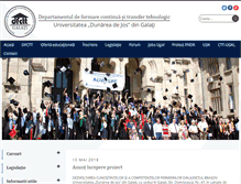Tablet Screenshot of cfctt.ugal.ro