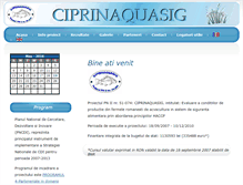 Tablet Screenshot of ciprinaquasig.ugal.ro