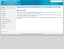 Tablet Screenshot of cs.ugal.ro