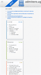 Mobile Screenshot of admitere.ugal.ro