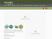 Tablet Screenshot of bioaliment.ugal.ro