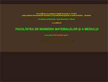 Tablet Screenshot of fmet.ugal.ro
